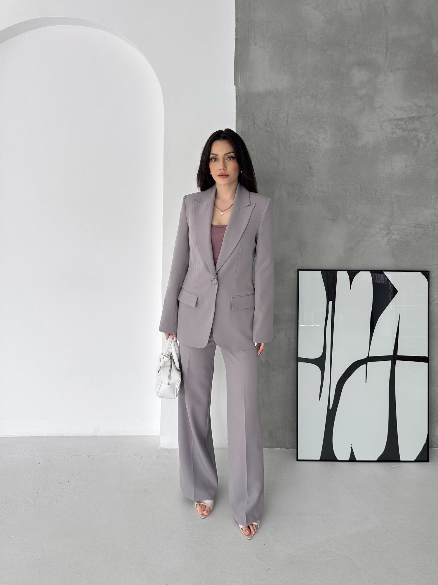 Blazer Suit, Single Button Jacket and Trousers
