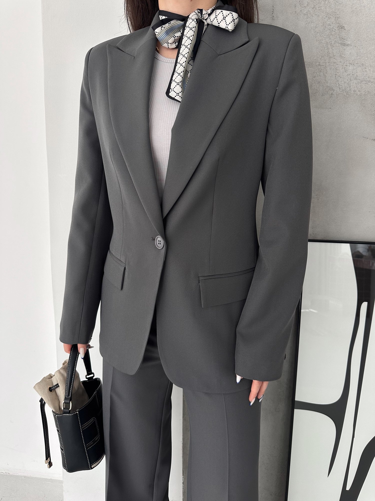 Blazer Suit, Single Button Jacket and Trousers