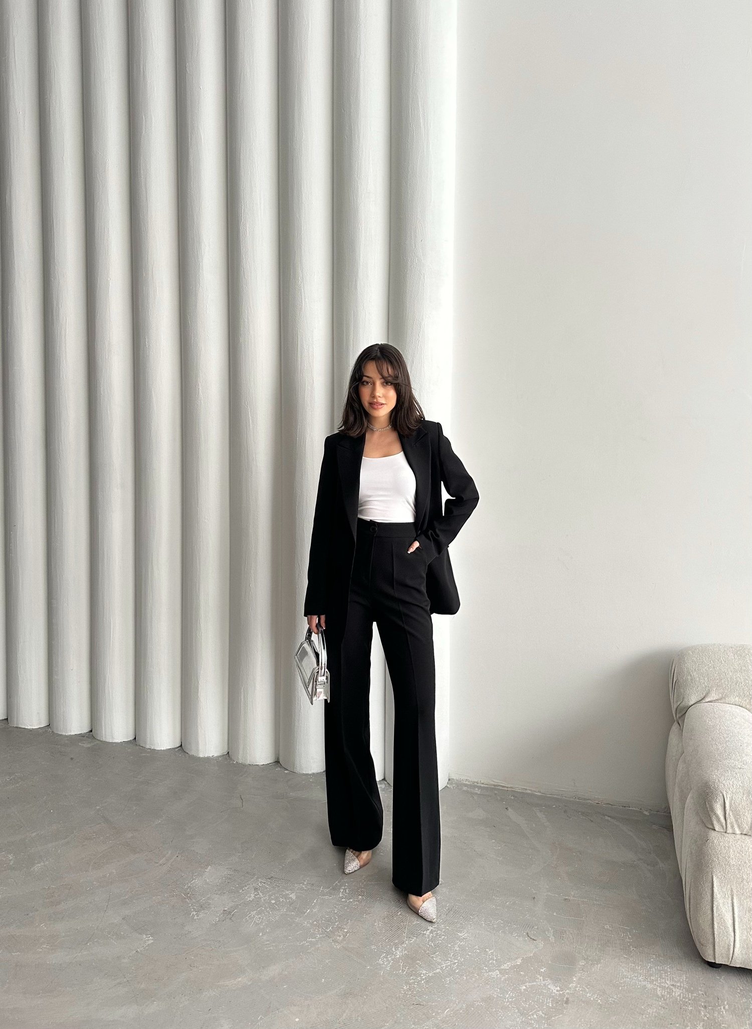 ÇİFT DÜĞMELİ BLAZER TAKIMI