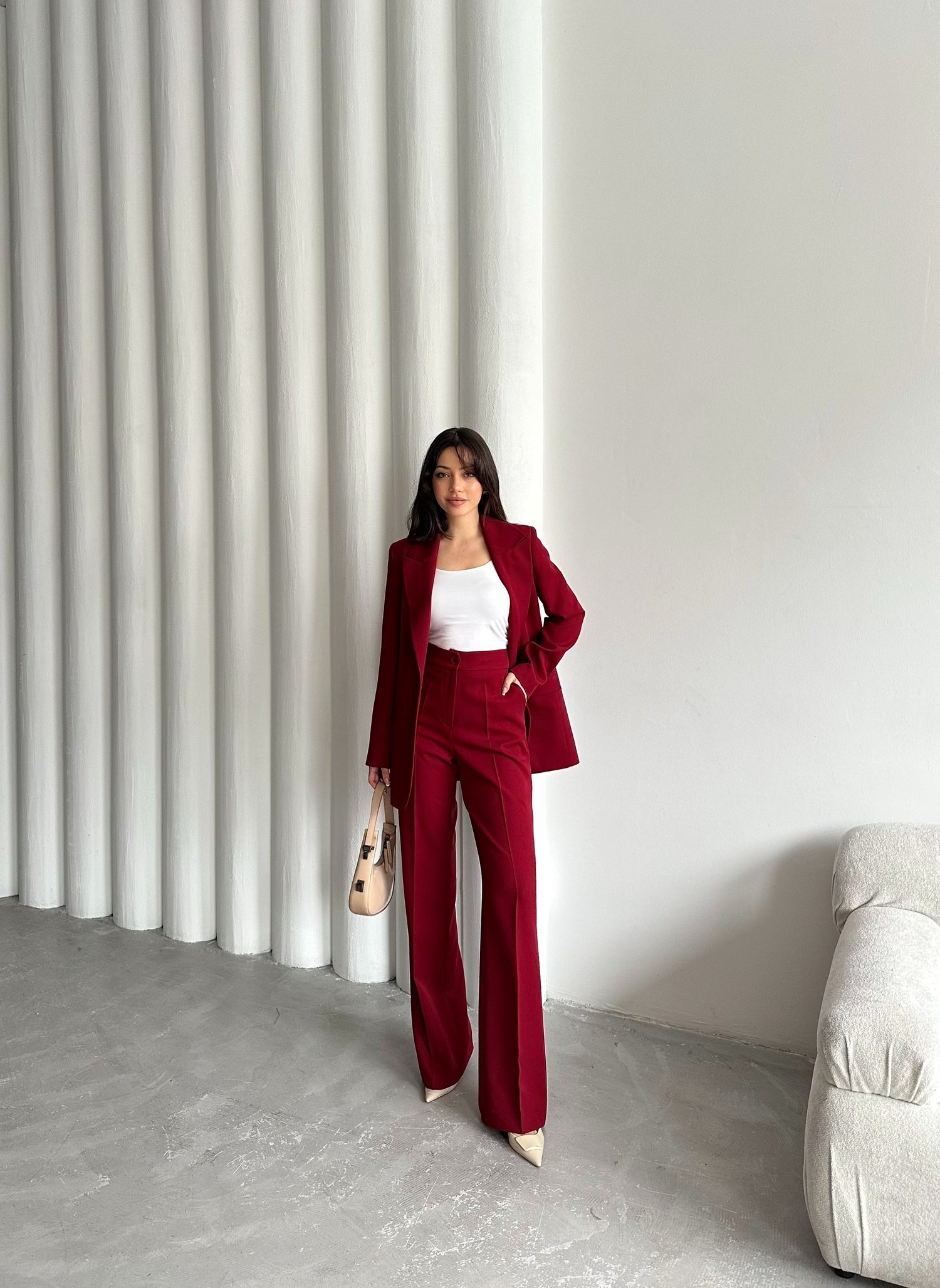 ÇİFT DÜĞMELİ BLAZER TAKIMI