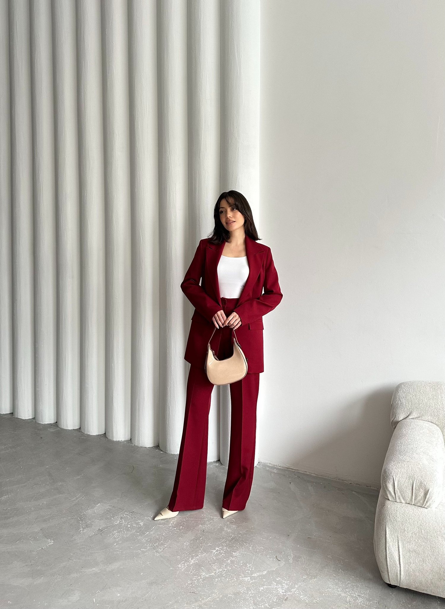 ÇİFT DÜĞMELİ BLAZER TAKIMI