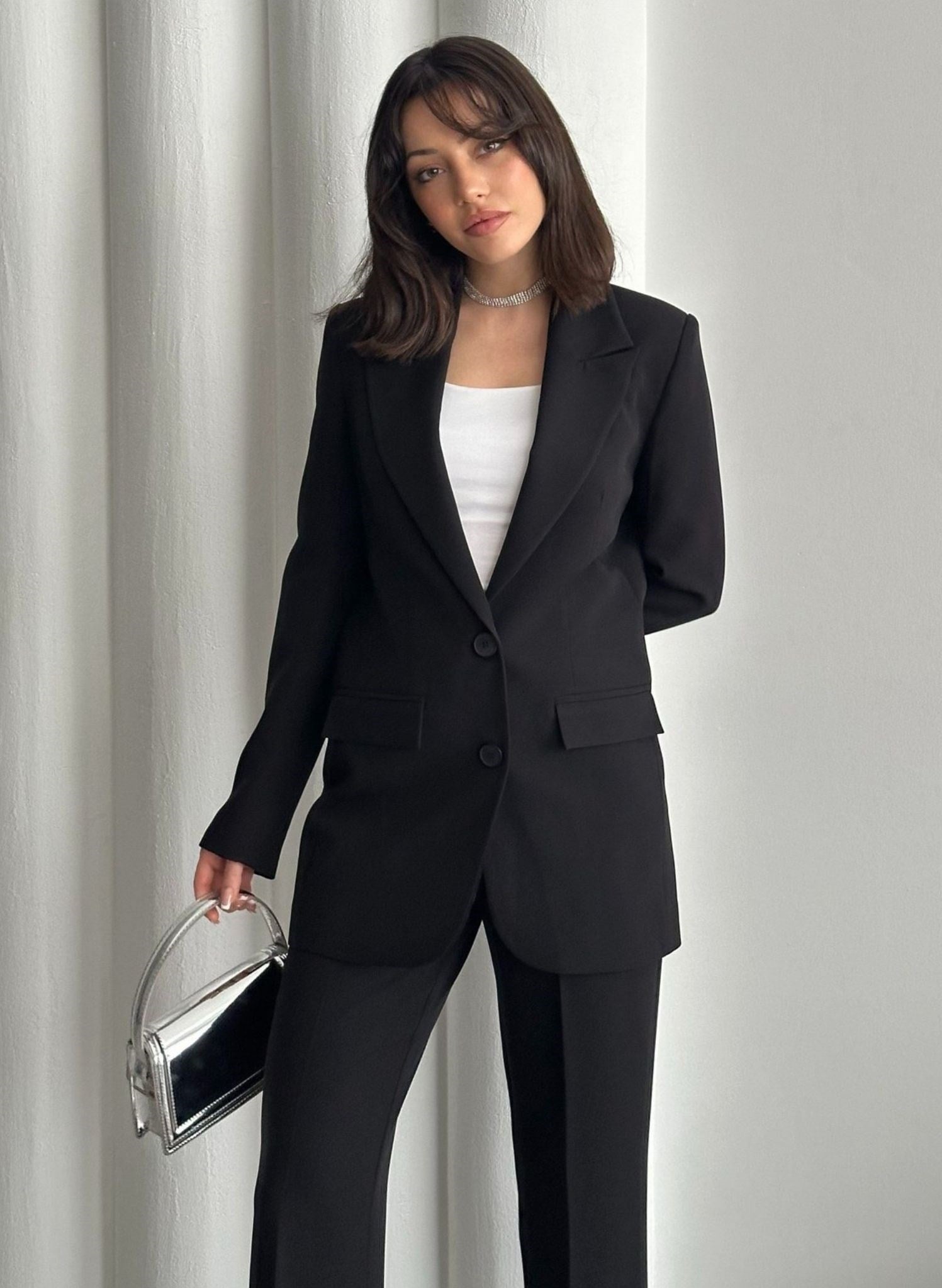 ÇİFT DÜĞMELİ BLAZER TAKIMI
