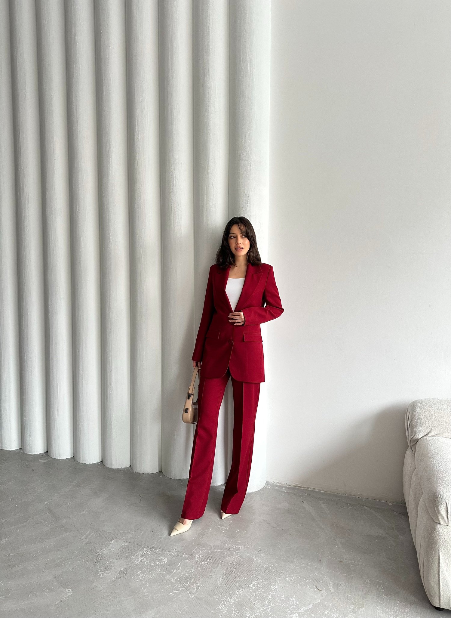 ÇİFT DÜĞMELİ BLAZER TAKIMI