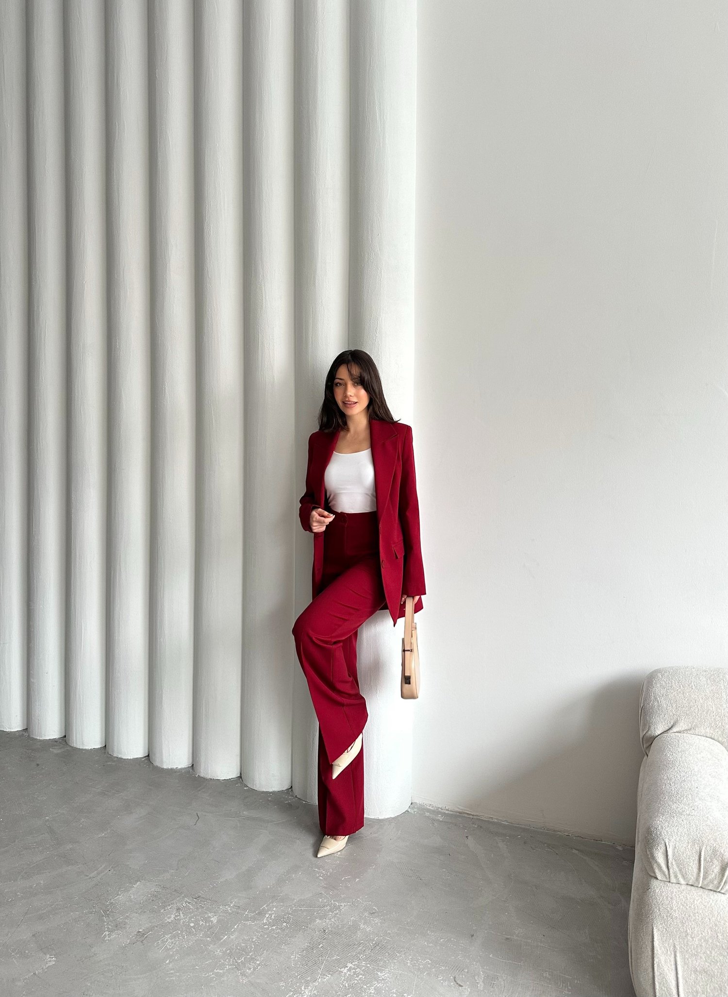 ÇİFT DÜĞMELİ BLAZER TAKIMI