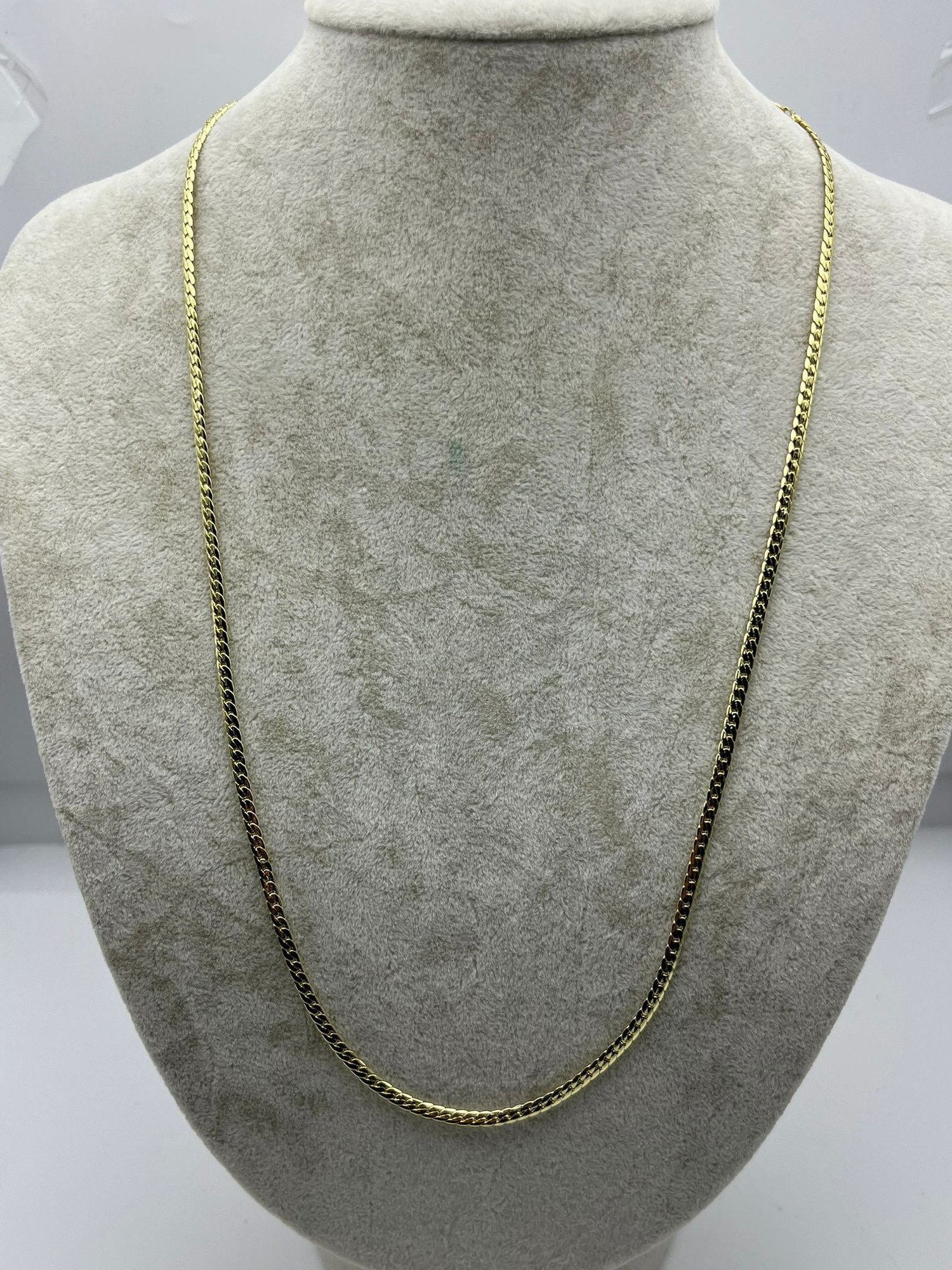 26cmkly14 - CM İnce Gurmet Zincir Gold Çelik Kolye