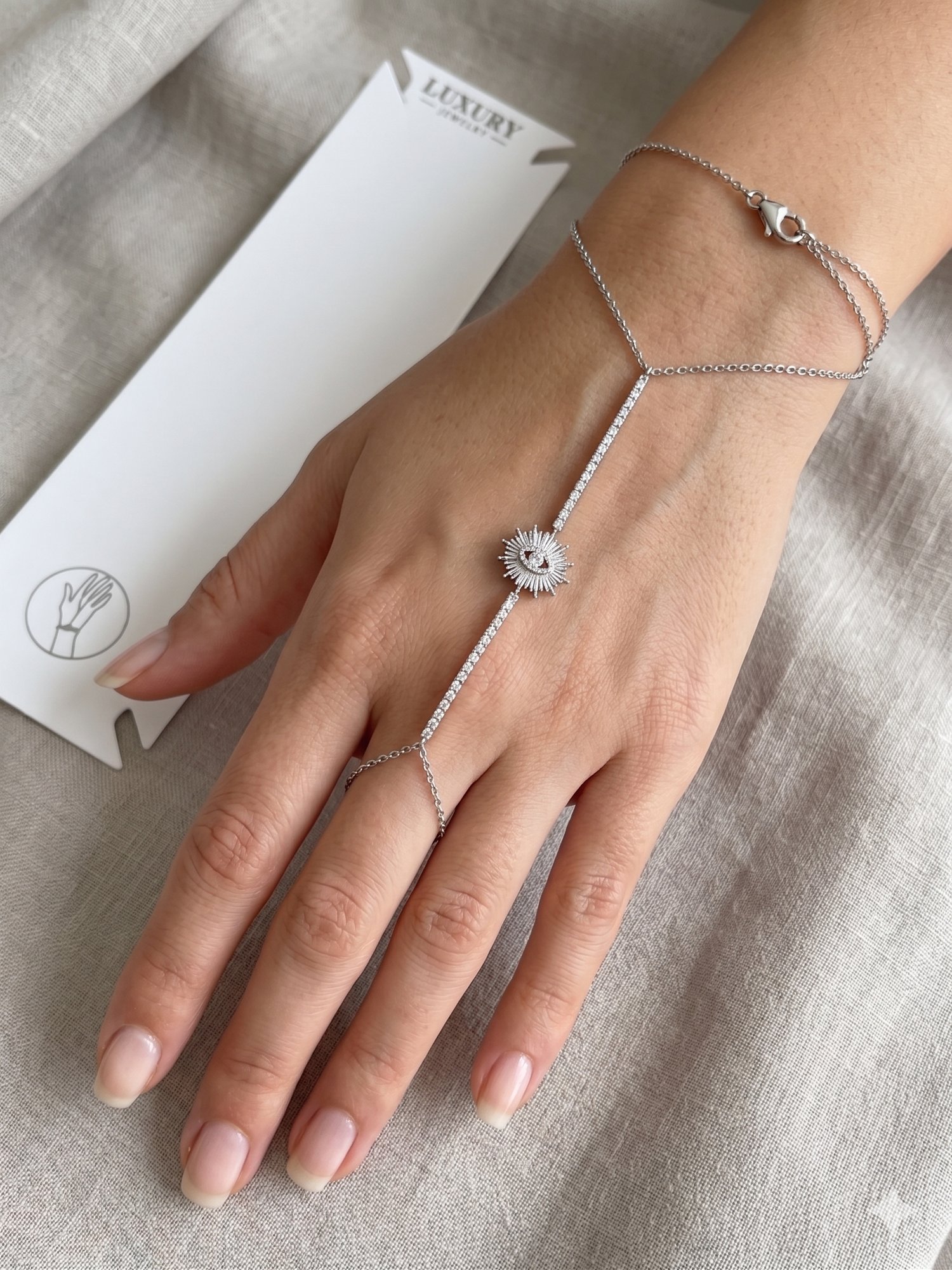 26shm81 Ay Yıldız Detaylı Silver Şahmeran Bileklik