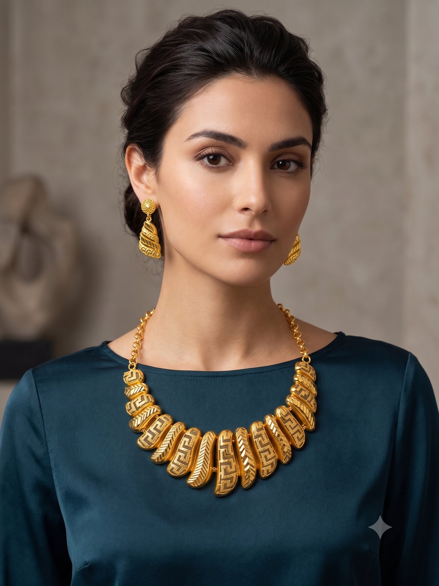 Altın Kaplama Antik Helen Seti 26_22ks29