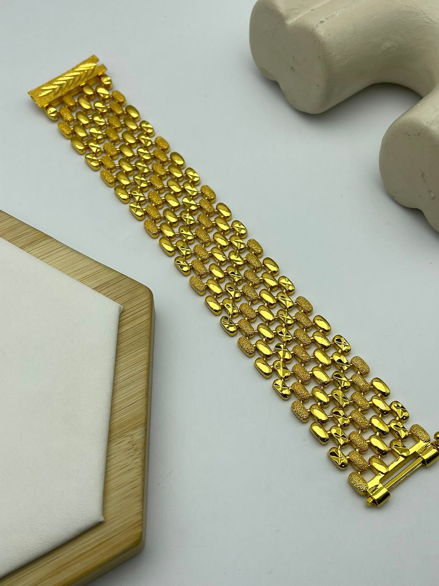 Altın Kaplama Işıltı Yolu Bileklik 26_22kb79
