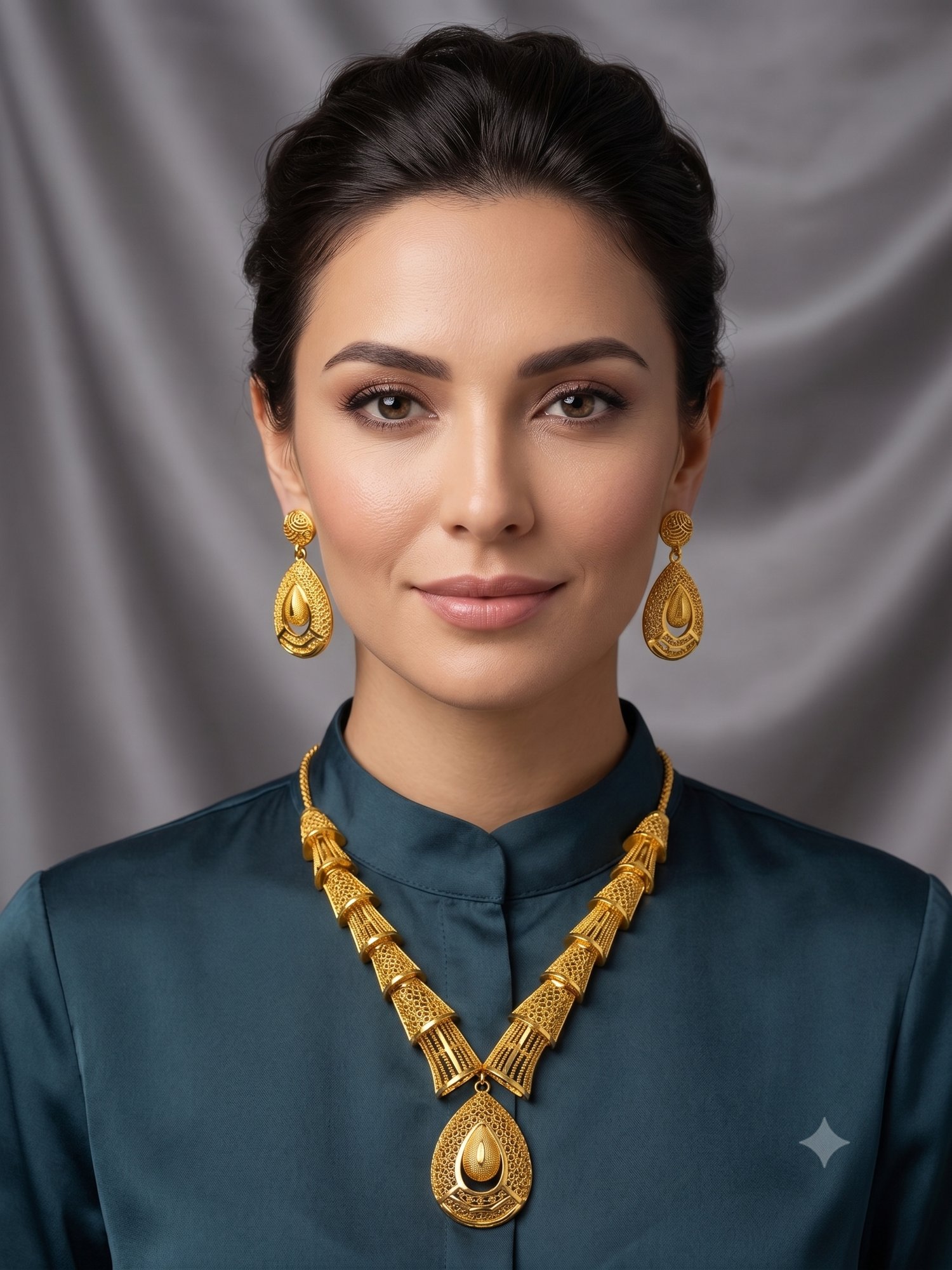 Altın Kaplama Oryantal Piramit Set 26_22ks36