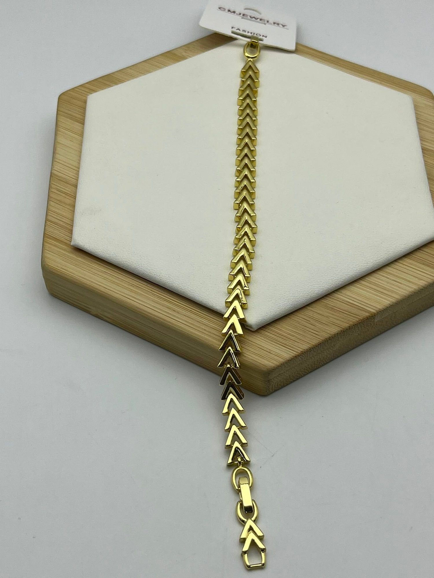 Balık Sırtı Gold Bileklik - 26cmblk31