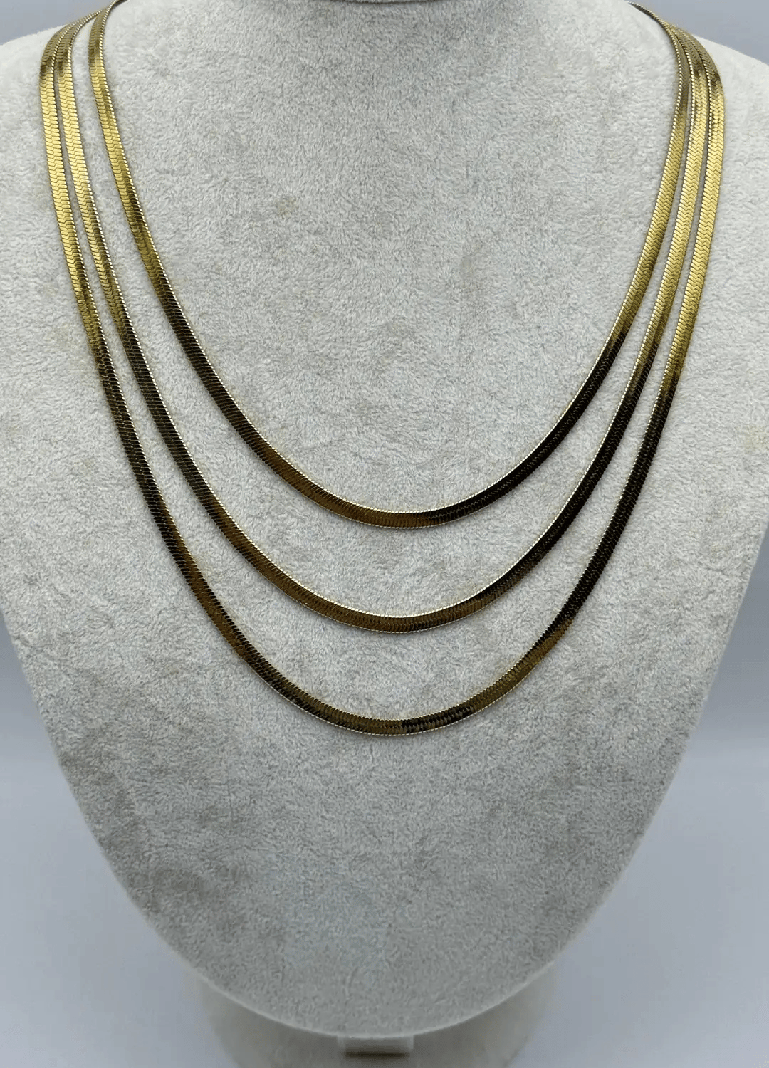 Çelik Gold 3'lü İtalyan Kolye 4mm - 25-clkk278
