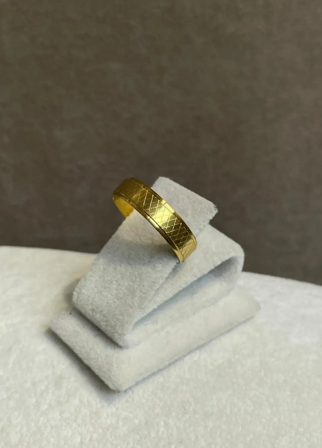 Çelik Gold Ayarlanabilir Yüzük