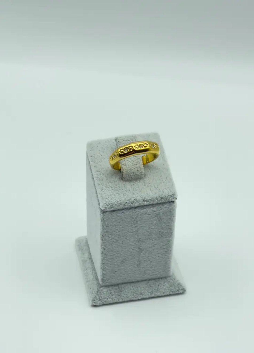 Çelik Gold Ayarlanabilir Yüzük
