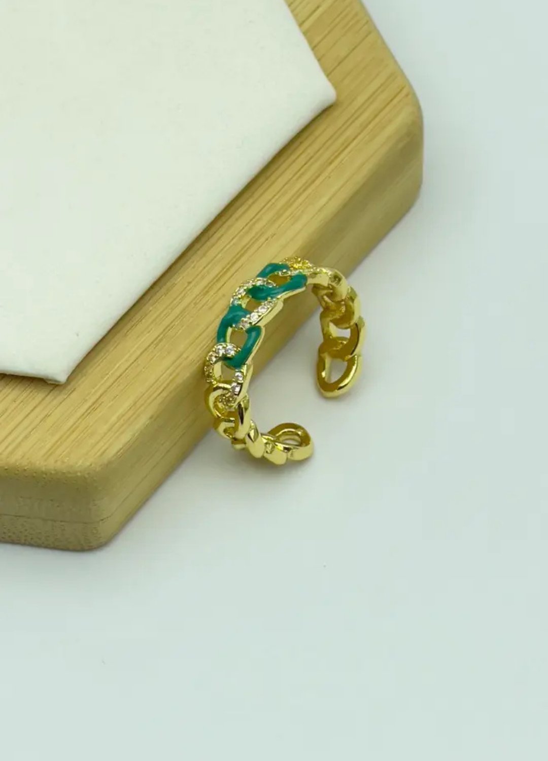 Çelik Gold Ayarlanabilir Yüzük