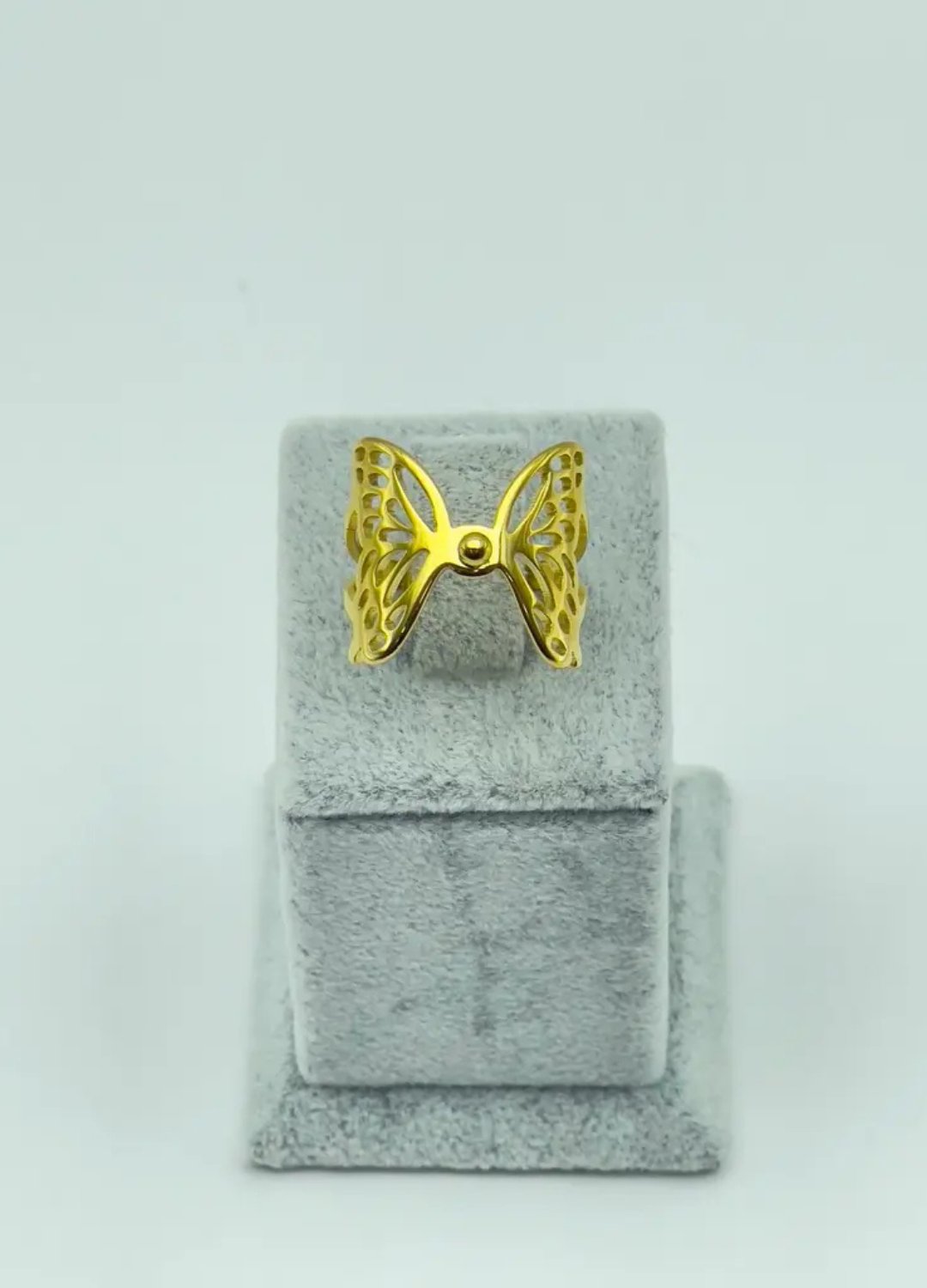 Çelik Gold Ayarlanabilir Yüzük