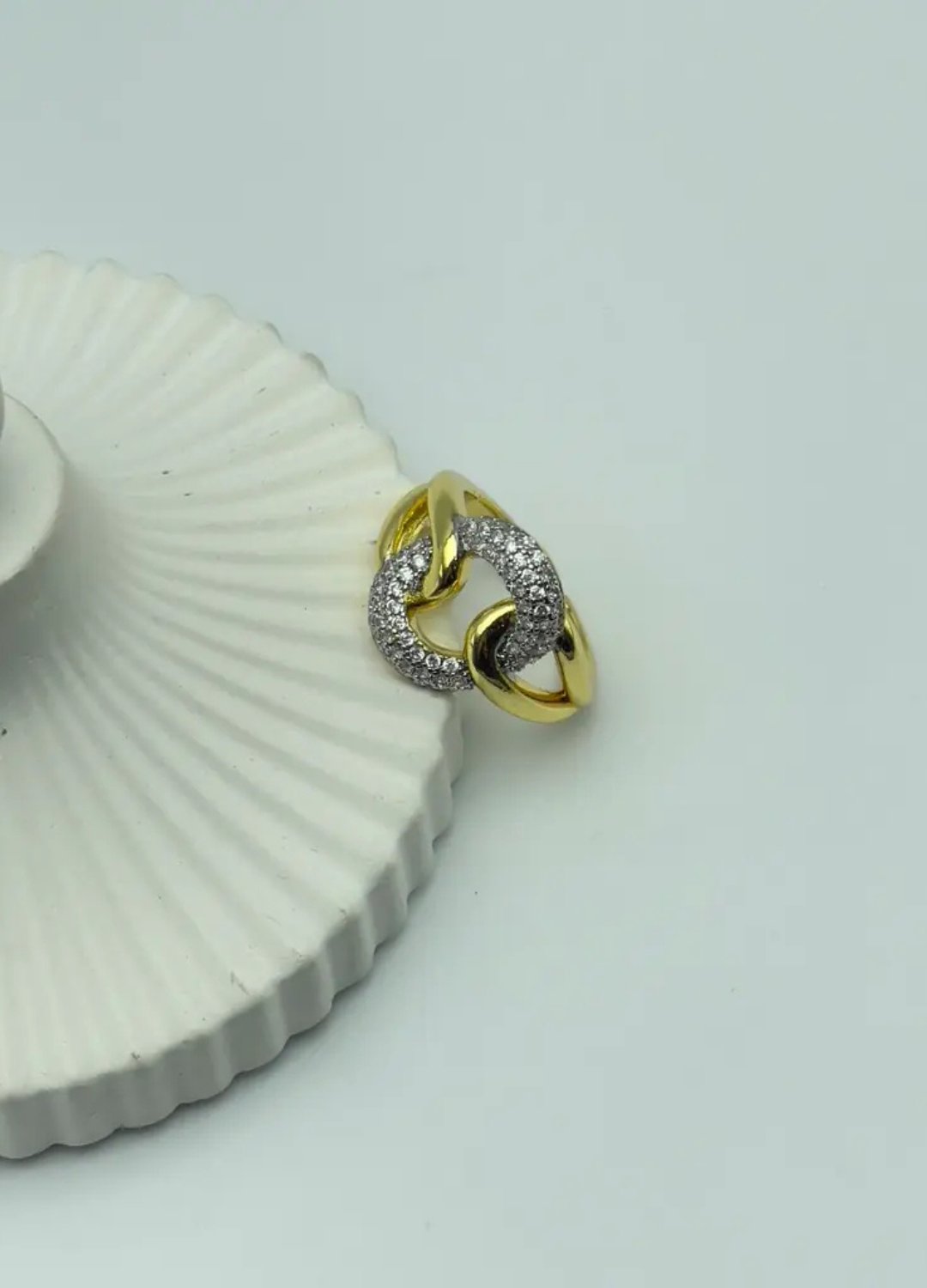 Çelik Gold Ayarlanabilir Yüzük