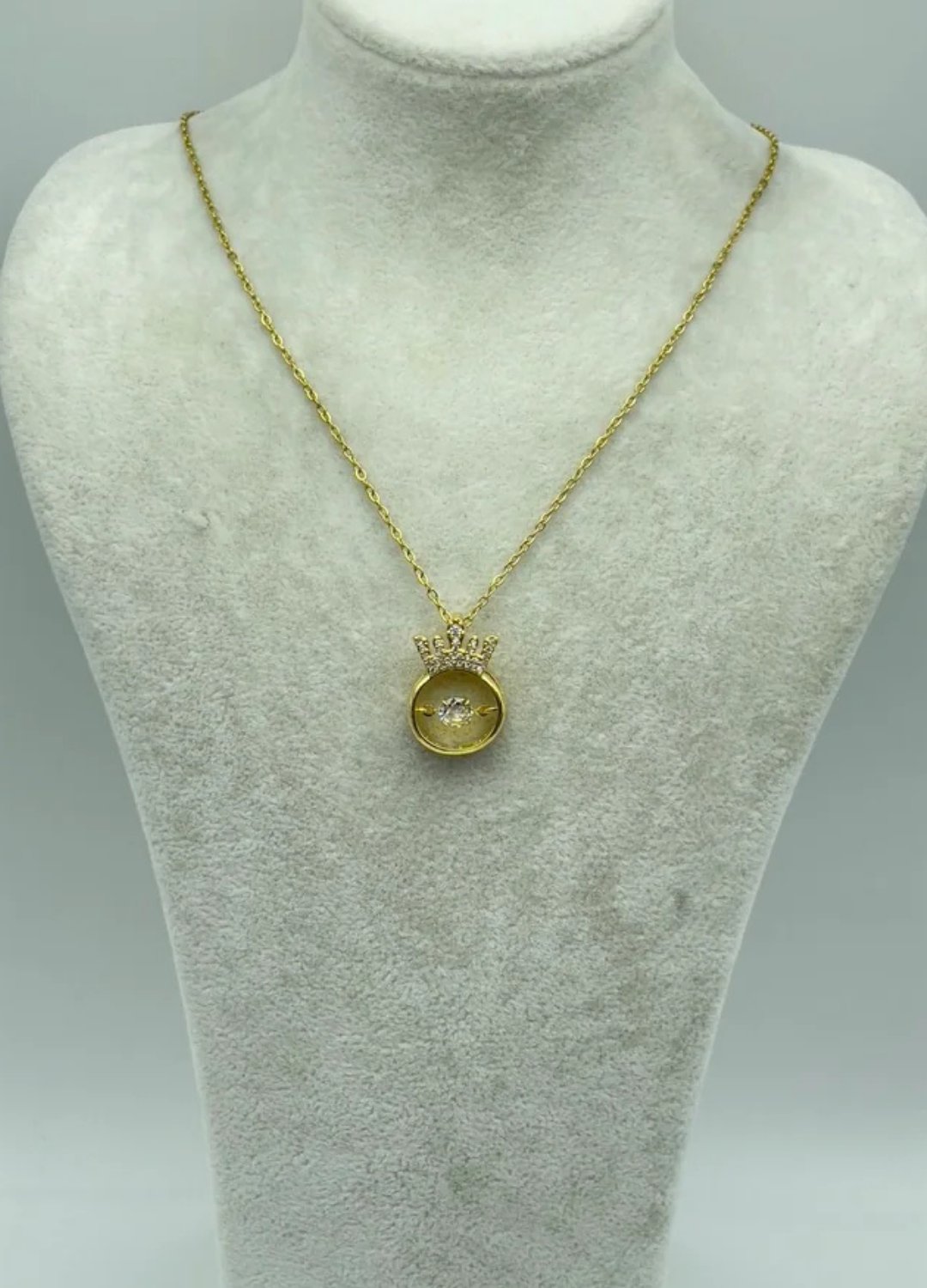 Çelik Gold Kral Kolye - 25-ctr146