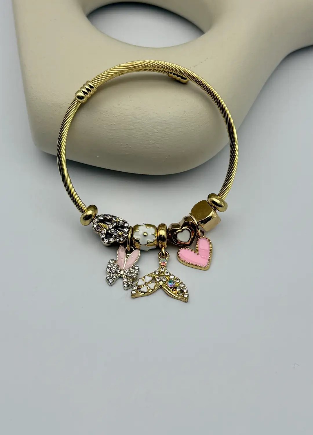 Çelik Gold Pandora Bileklik - 25-blk258
