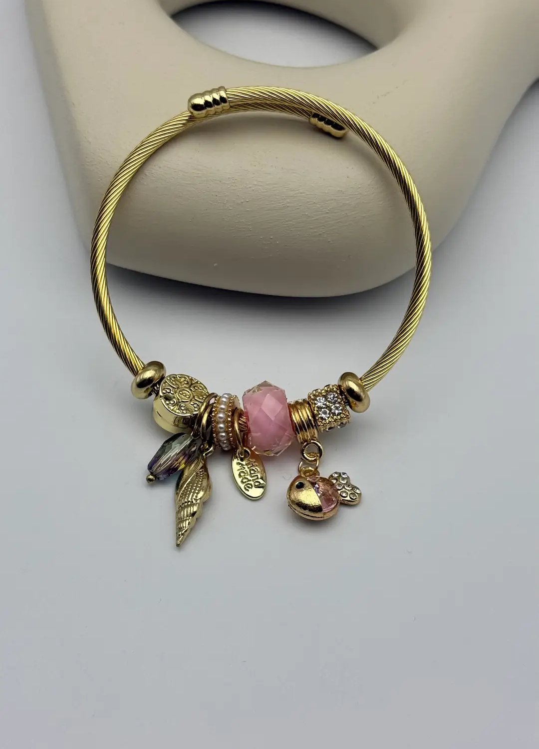 Çelik Gold Pandora Bileklik - 25-blk277