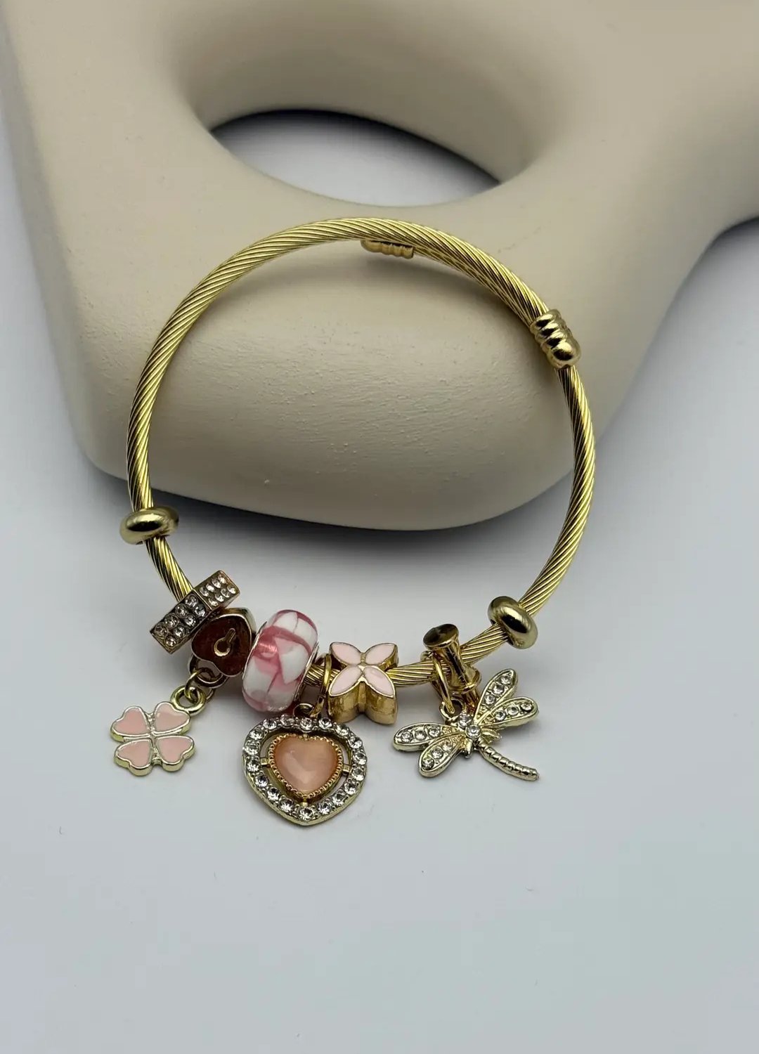 Çelik Gold Pandora Bileklik - 25-blk281