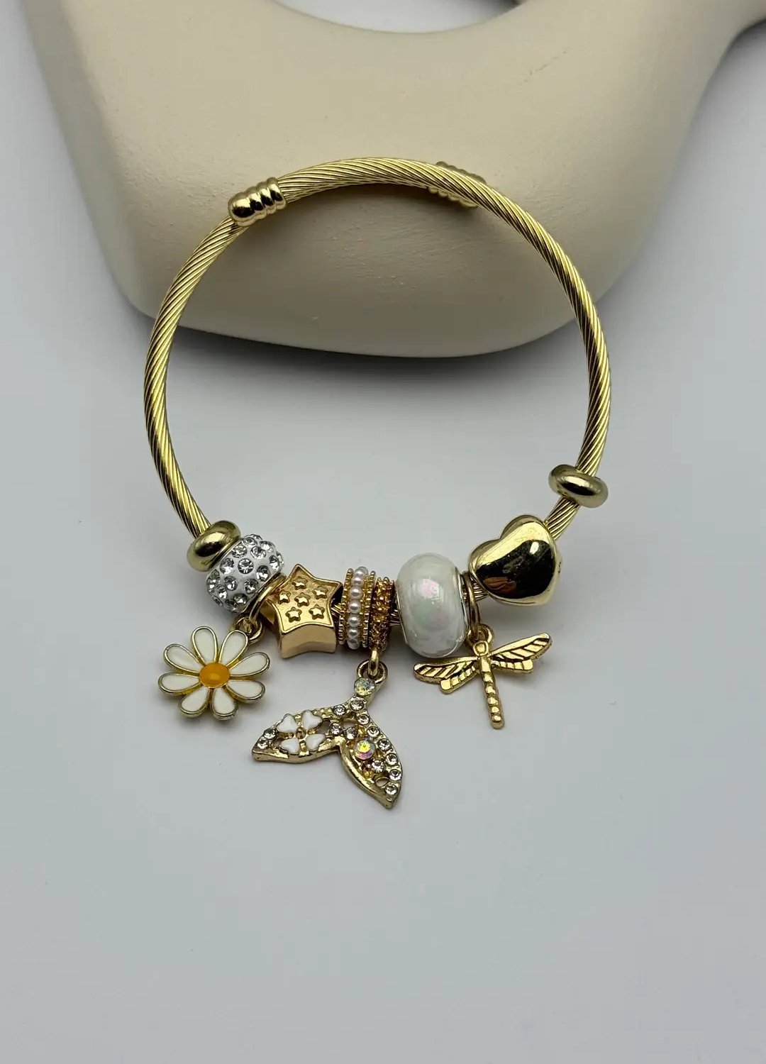 Çelik Gold Pandora Bileklik - 25-blk284