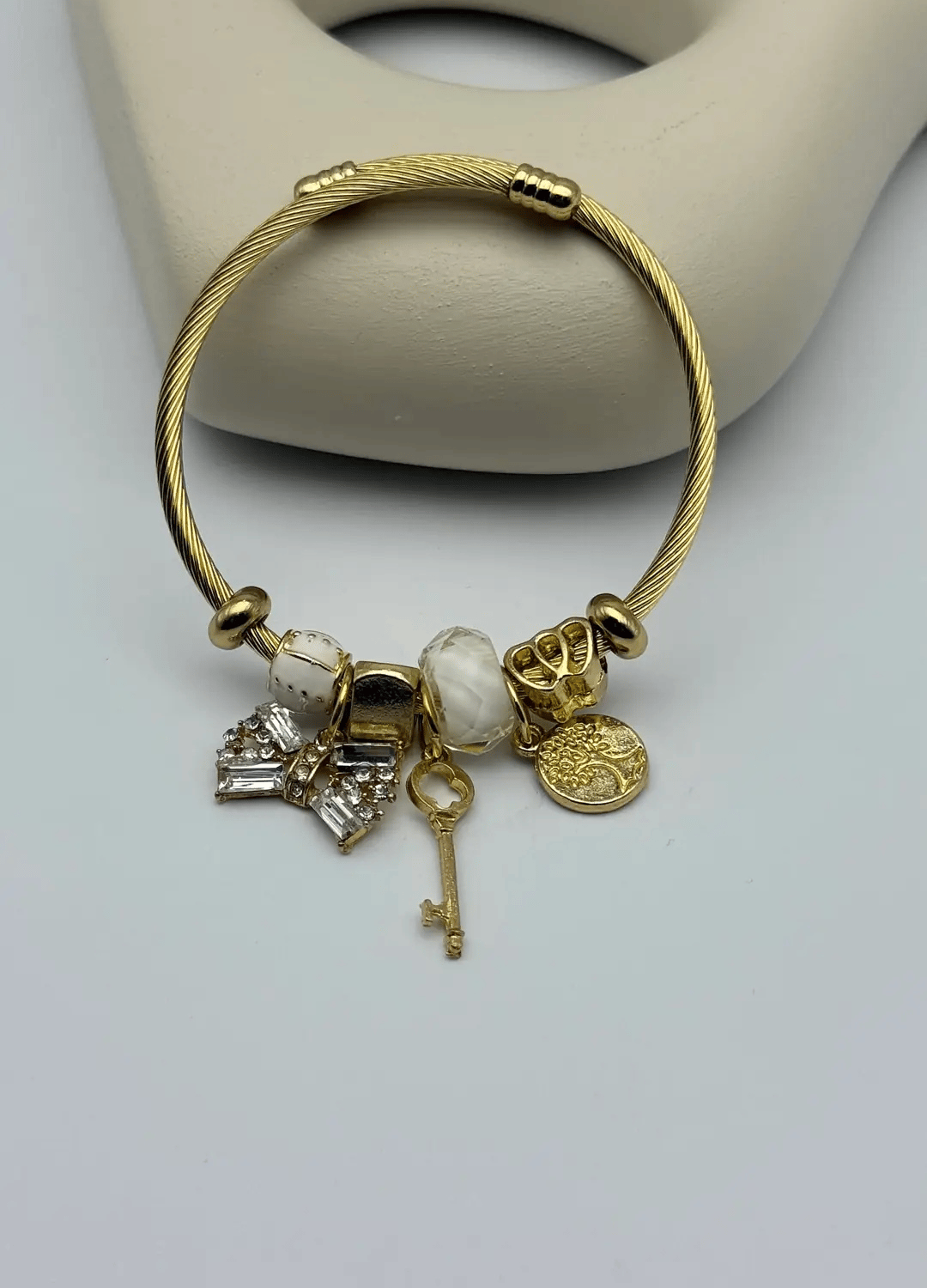 Çelik Gold Pandora Bileklik - 25-blk285