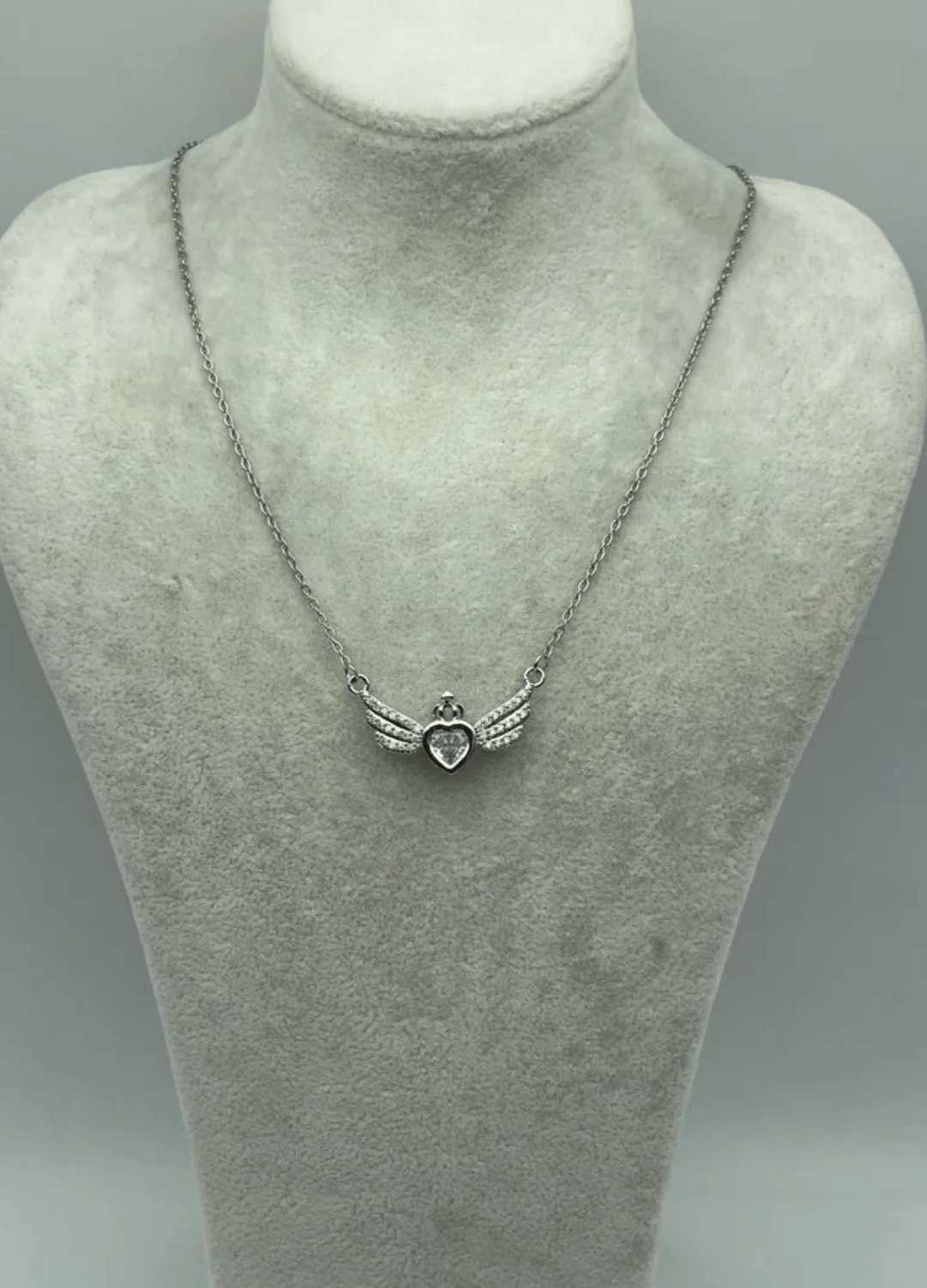 Çelik Silver Açılan Kalp Kolye - 25-ctr88
