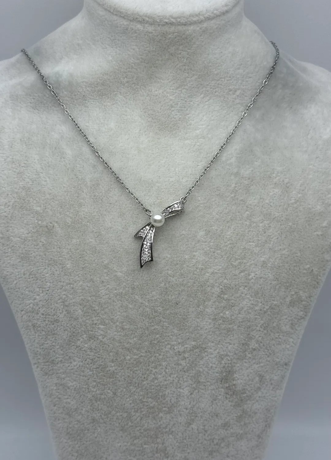 Çelik Silver Çıtır Kolye - 25-ctr407
