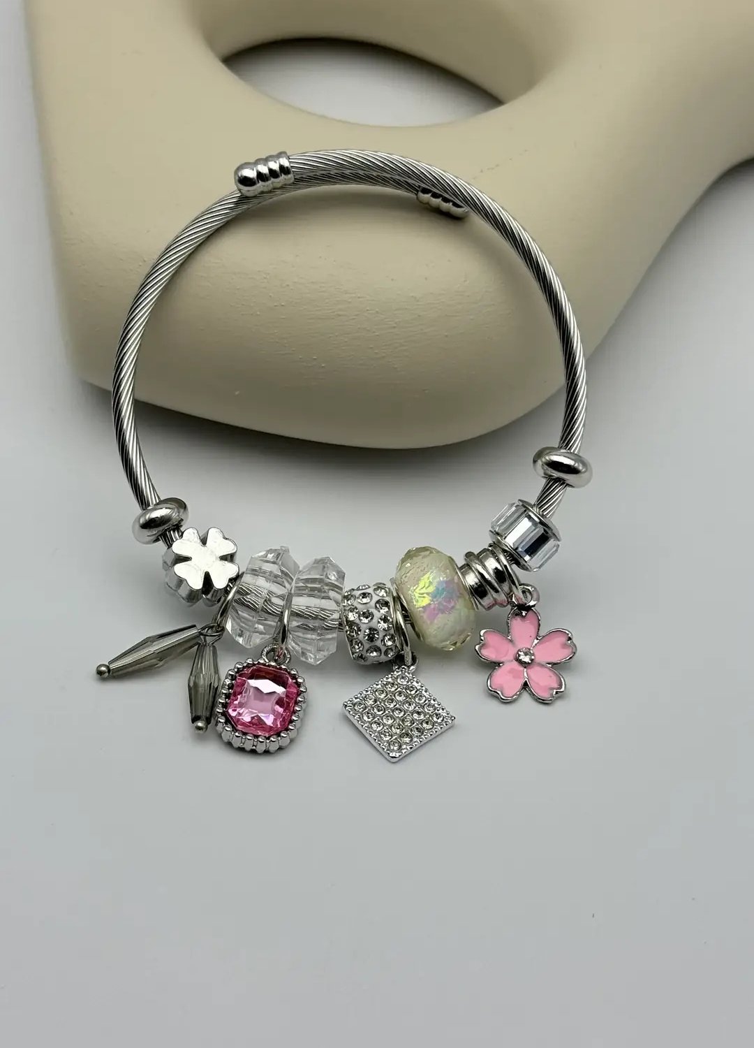Çelik Silver Pandora Bileklik - 25-blk290