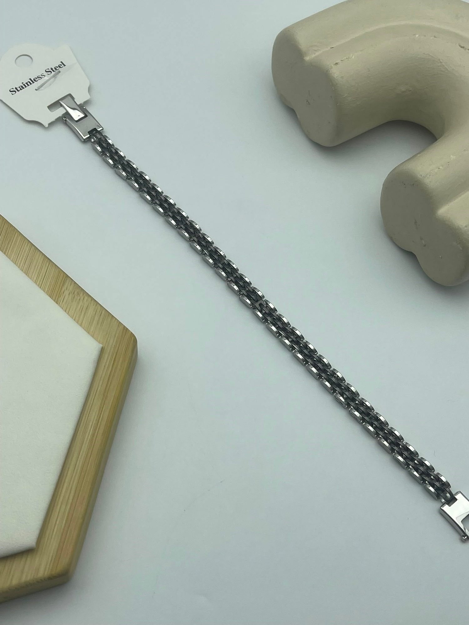 Çelik Siyah Erkek Rolex Bileklik