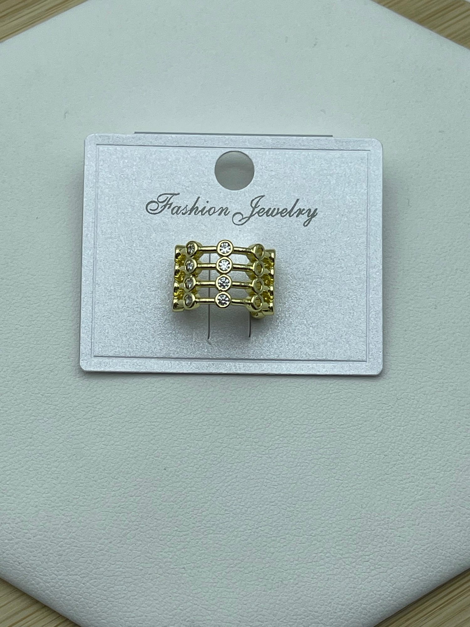Çok Sıralı VIP Gold Ear Cuff