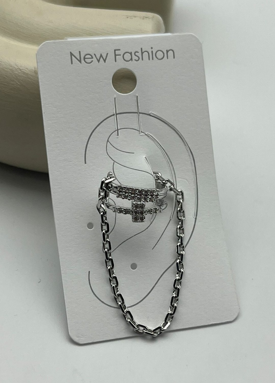 Vip Silver Earcuff Küpe - 26ear29