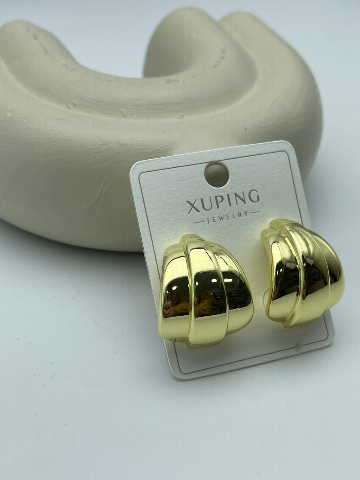 Xuping Deniz Kabuğu Gold Çelik Küpe - 26xpkp25
