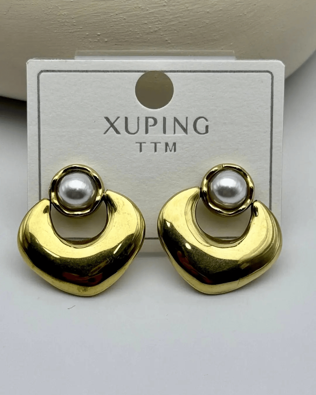 Xuping Gold İnci Detay Küpe - 25-xpkp262
