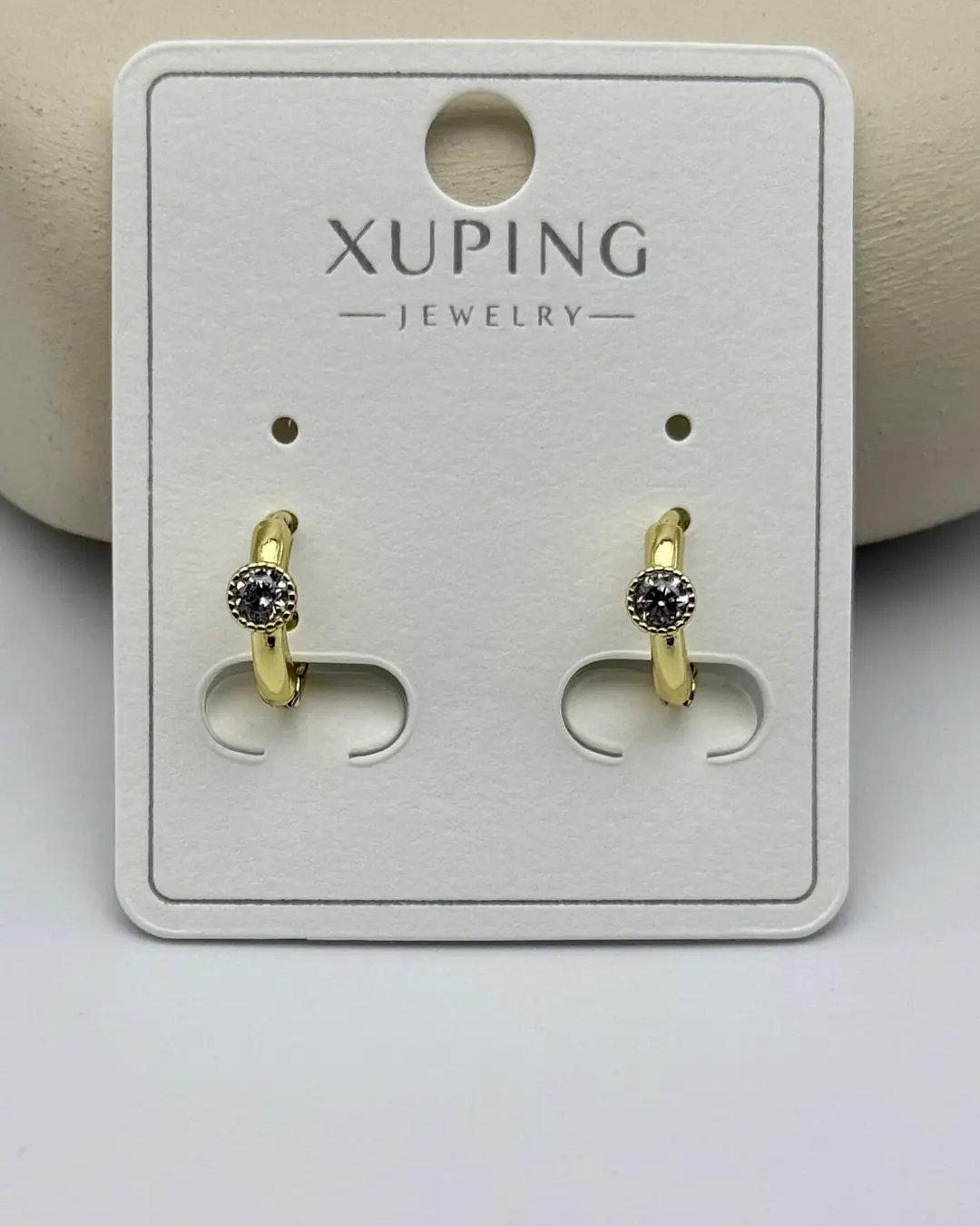 Xuping Gold Mini Halka Küpe 25-xpkp221