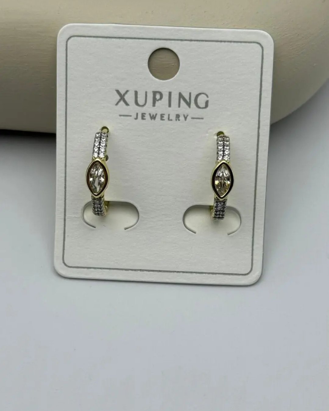 Xuping Gold Taşlı Damla Küpe - 25-xpkp100
