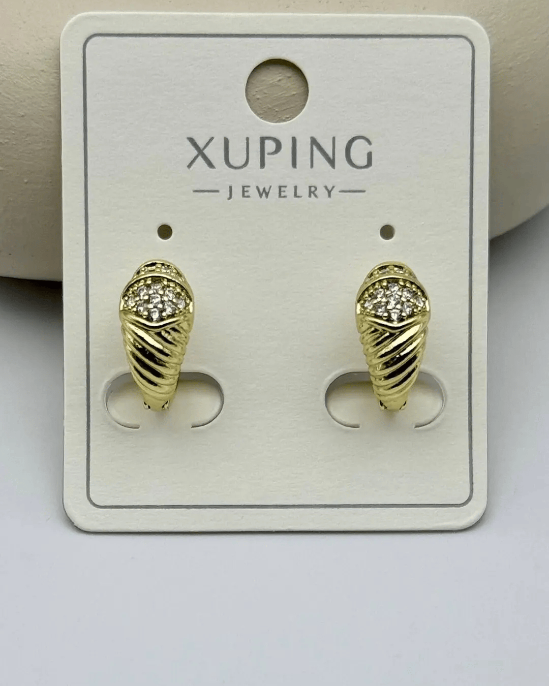Xuping Gold Taşlı Mini Küpe - 25-xpkp218