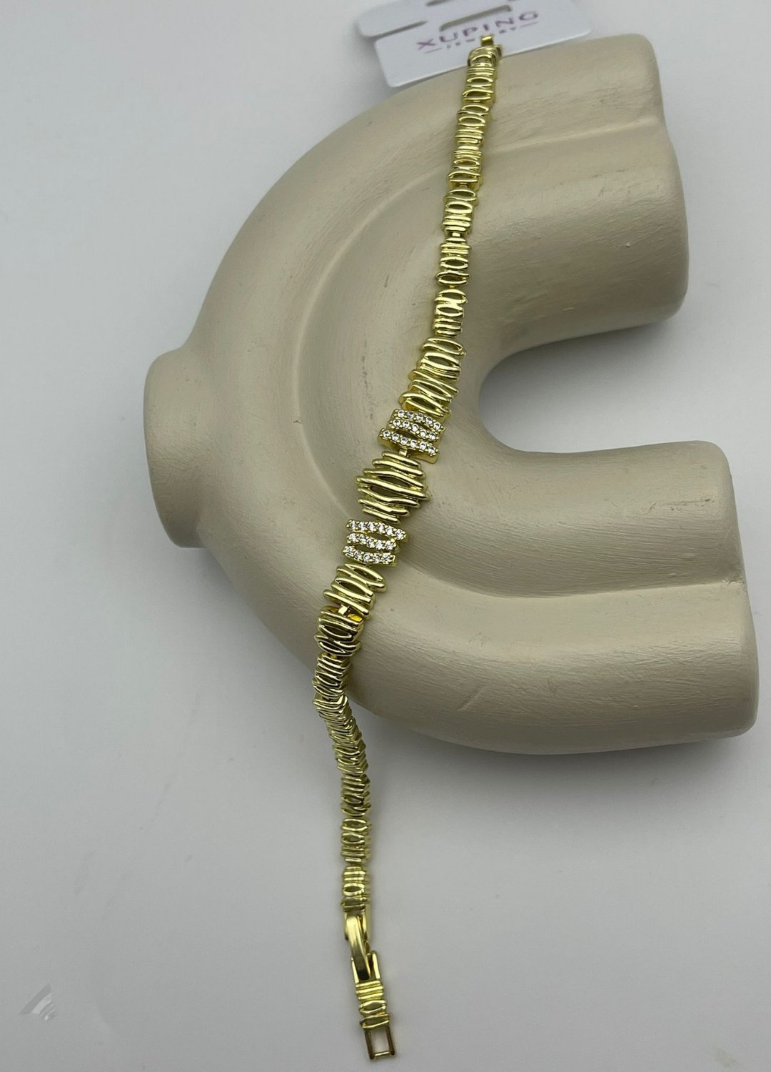 Xuping Gold Taşlı Nova Dalga Bileklik Bileklik - 26xpb38