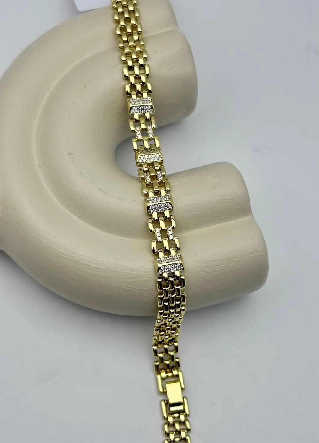 Xuping Gold Taşlı Tasarım Bileklik - 25-xpb150