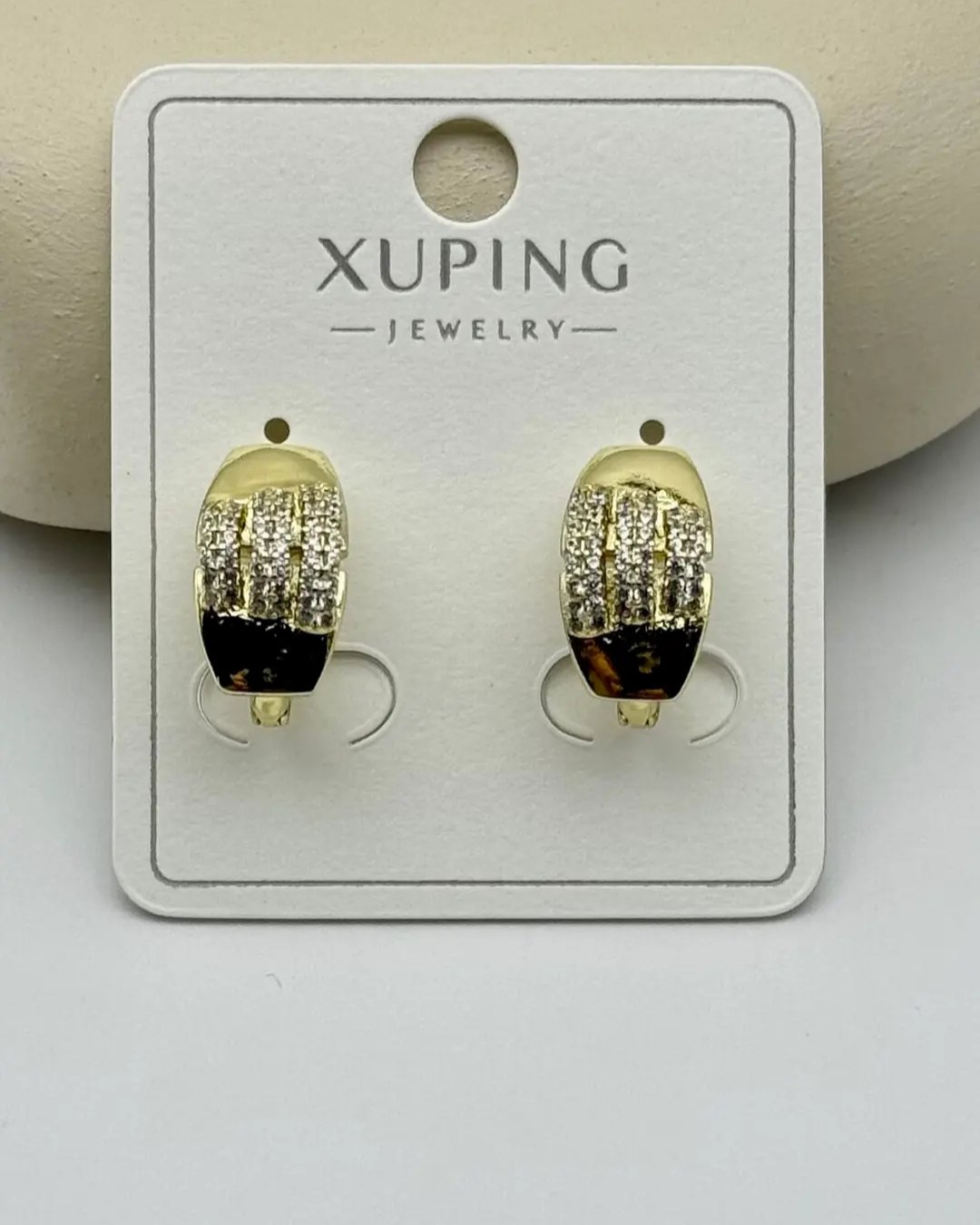 Xuping Gold Taşlı Tasarım Küpe - 25-xpkp259