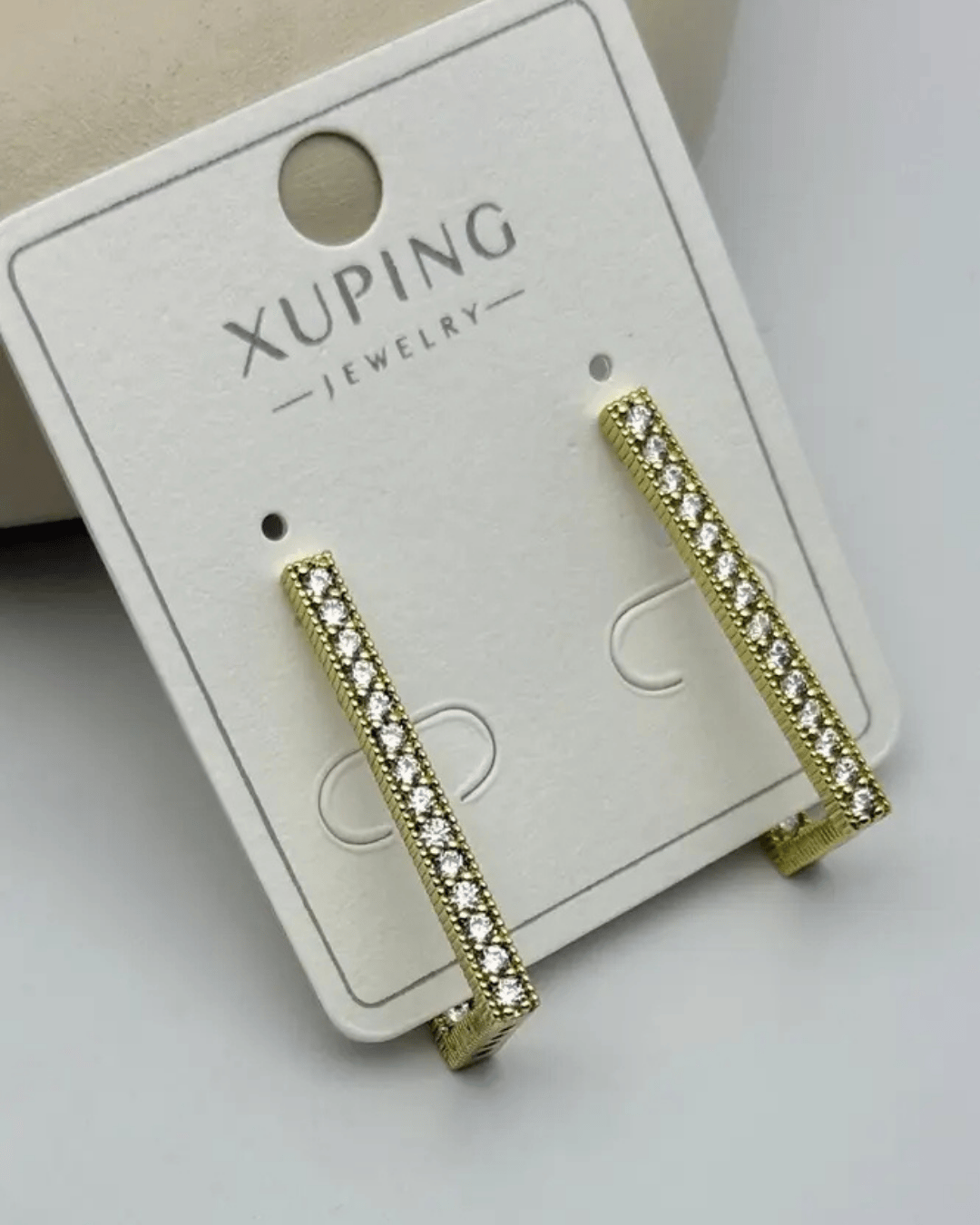 Xuping Gold Taşlı Tasarım Küpe - 25-xpkp279