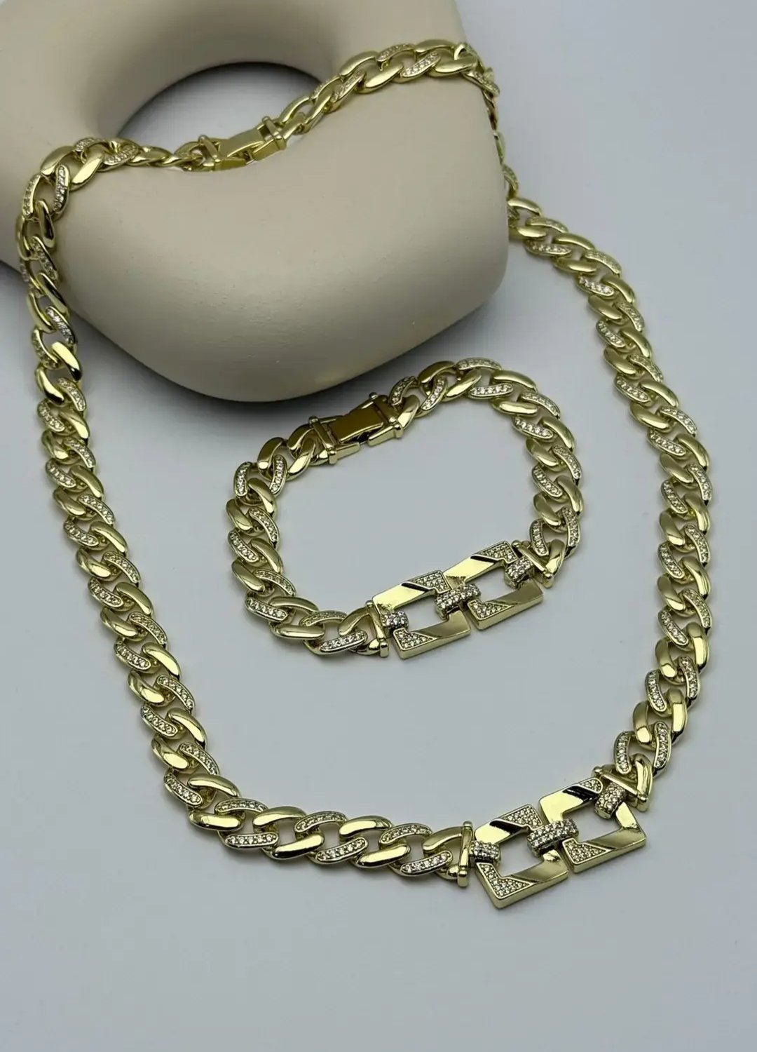 Xuping Gold Taşlı Tasarım Set - 25-xps16