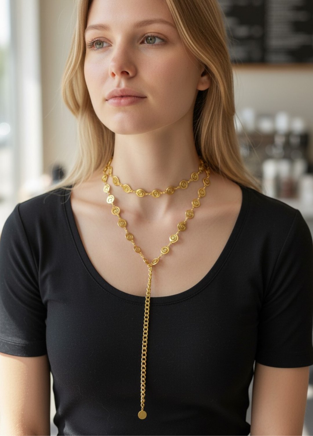 Xuping Gold Uzun Kolye 60cm - 26xpk01
