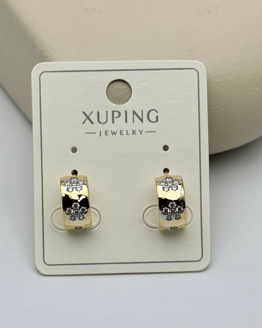 Xuping Rose Çiçek Desen Küpe - 25-xpkp214