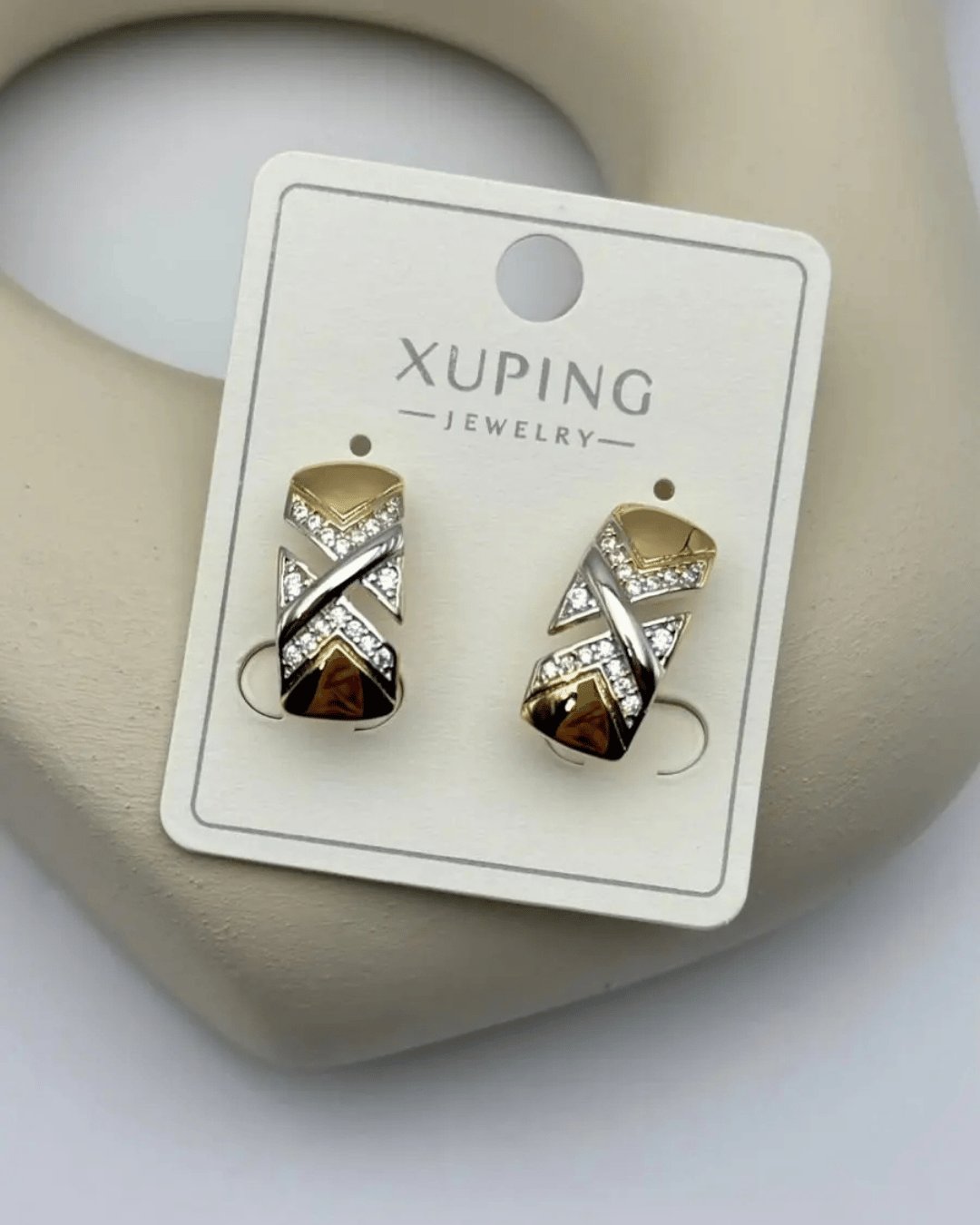 Xuping Rose Taşlı Küpe - 25-xpkp122