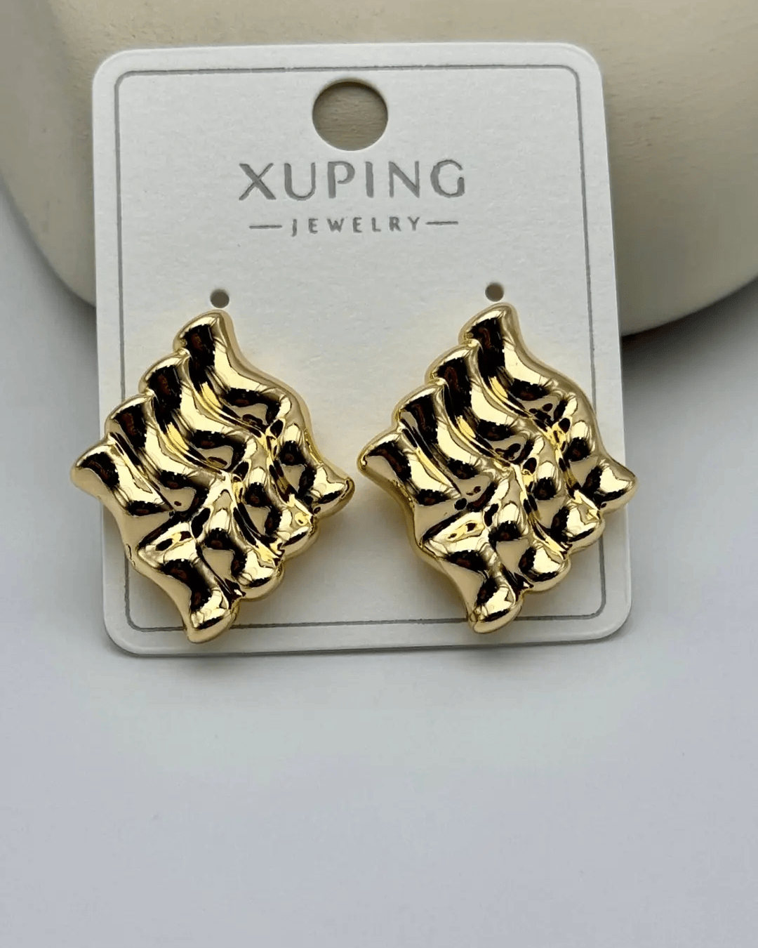 Xuping Rose Tırtık Desen Küpe - 25-xpkp241