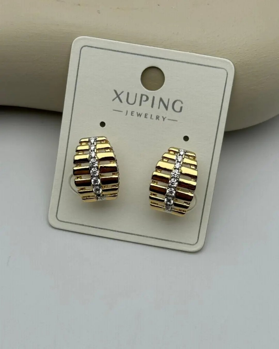Xuping Rose Tırtıklı Küpe - 25-xpkp103