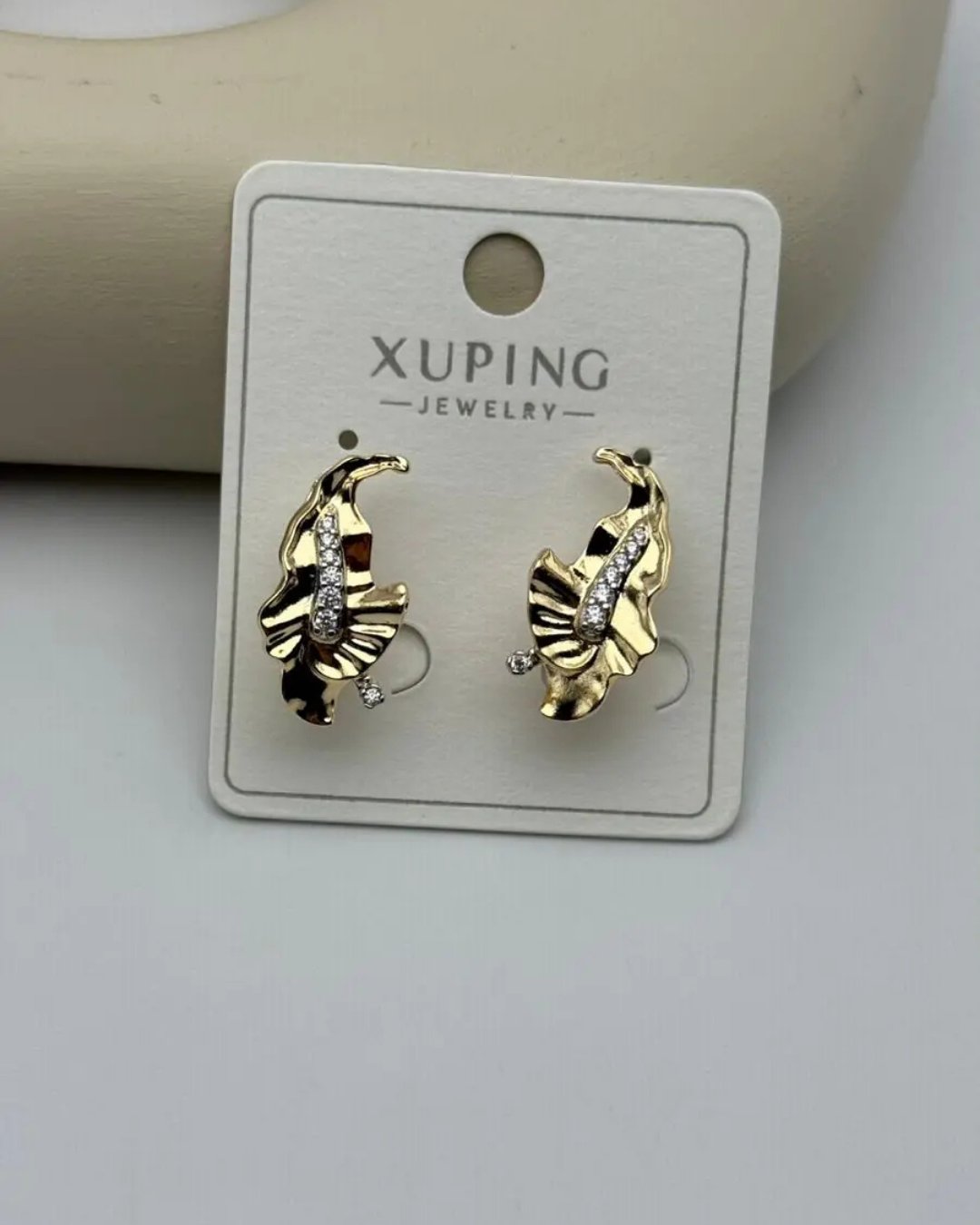 Xuping Rose Yaprak Küpe 25-xpkp85