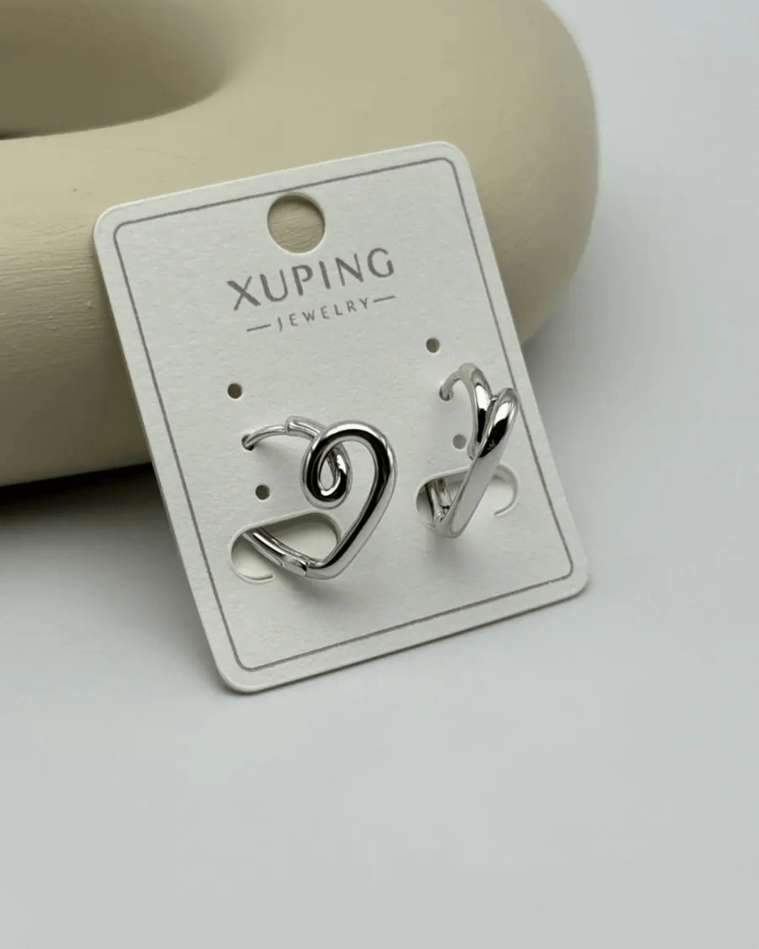 Xuping Silver Kalp Küpe - 25-xpkp43