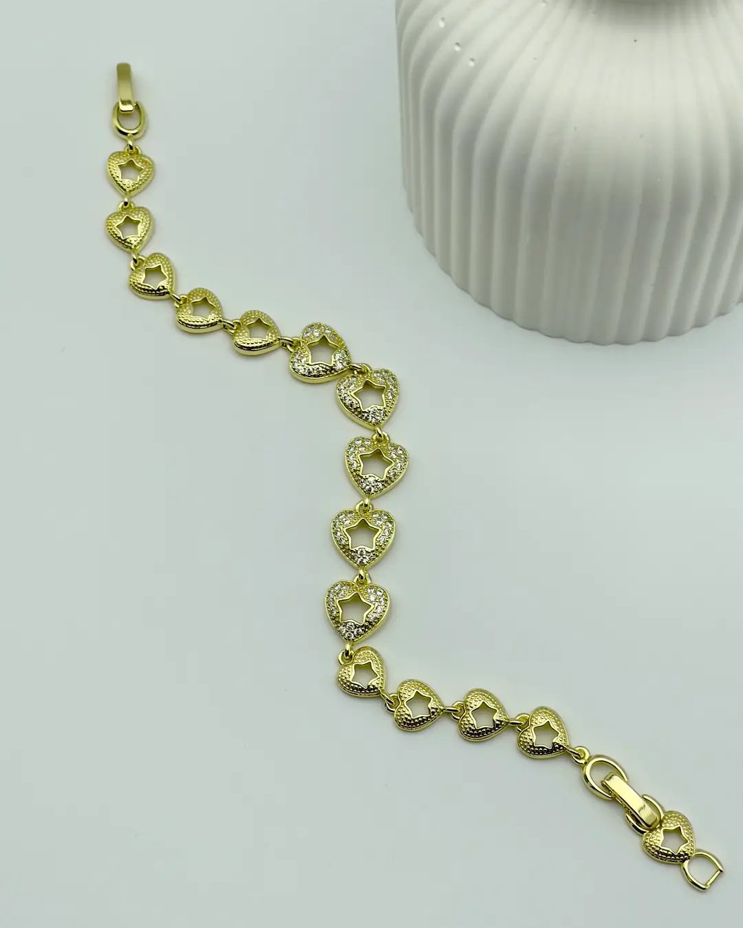 Xuping Ymz Gold Kalp Bileklik - 25-ymzb88